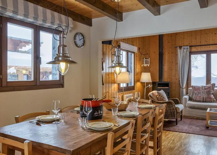 Chalet Les Jeunes - Swiss With Amazing Views 8pax Riddes